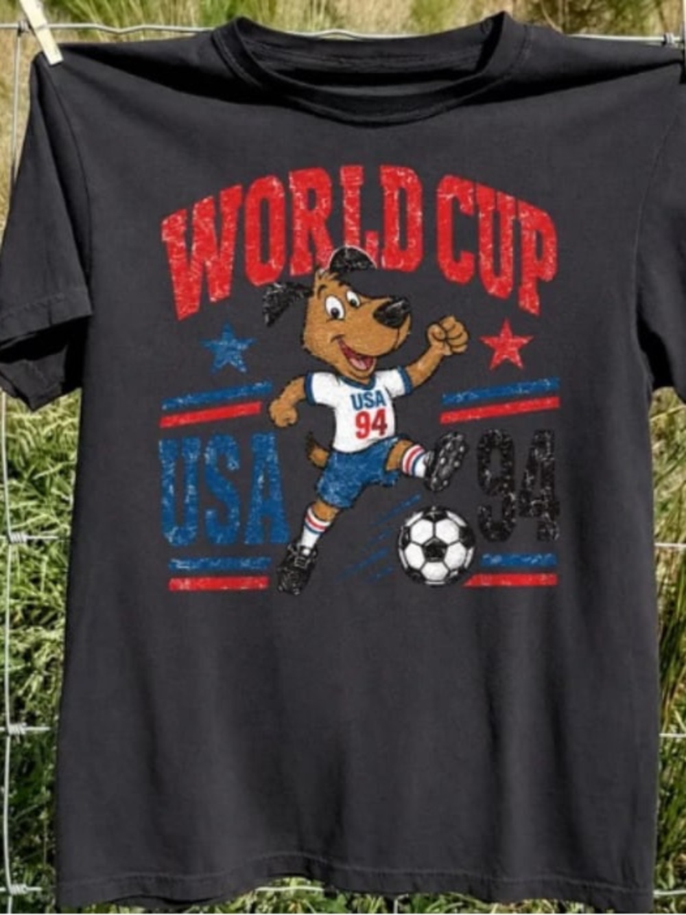 USA World Cup Black Soccer T‑Shirt